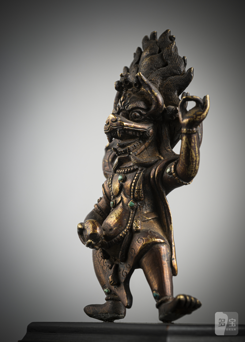 A BRONZE FIGURE OF YAMA - 图5